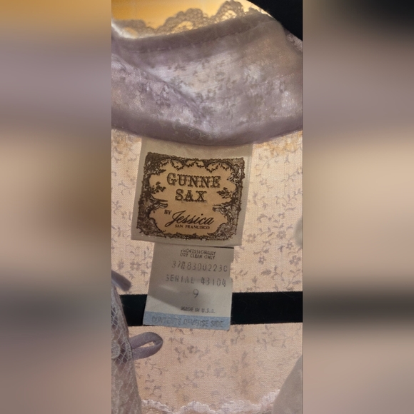 Gunne Sax By Jessica Floral Ruffle Prairie Dress - Picture 7 of 8